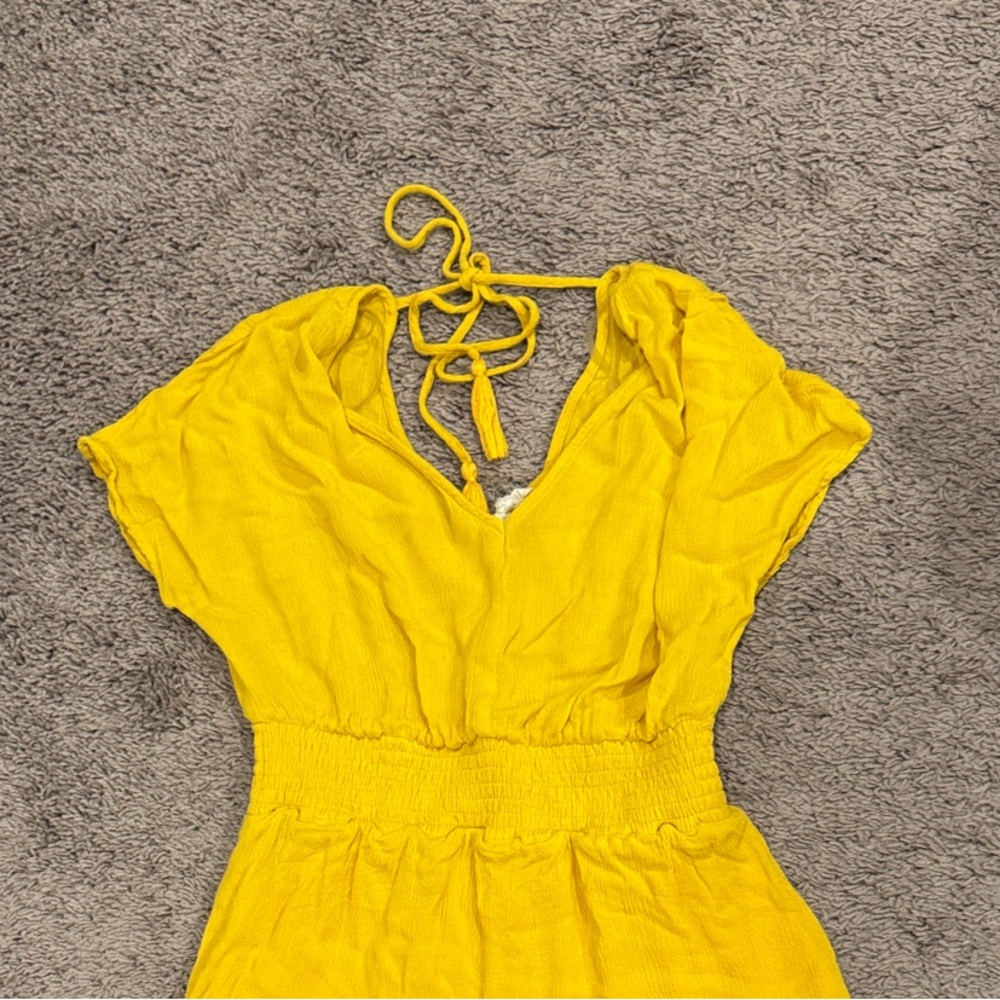 Entro Sunny Yellow High-Low Dress - Picture 2 of 2